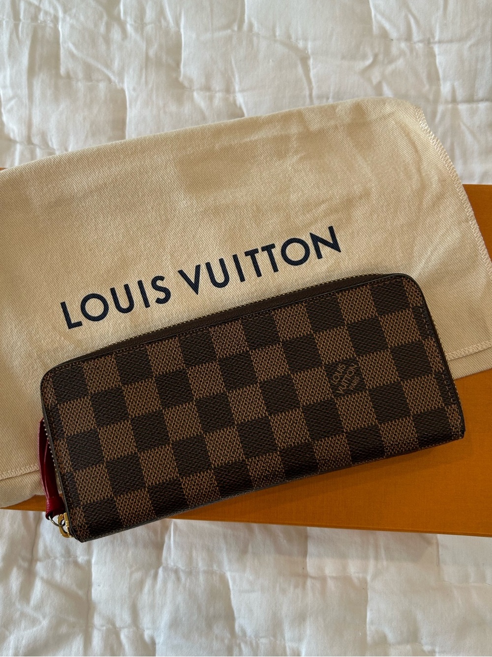 Louis Vuitton Damier Ebene Clémence Wallet